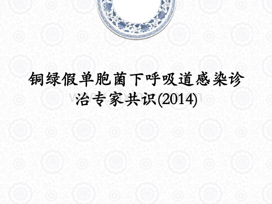 铜绿假单胞菌2014共识.pdf_第1页