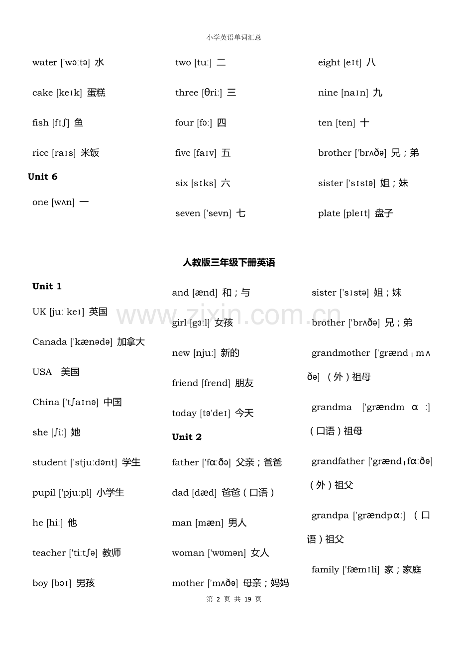 新人教版PEP英语单词表(全8册).doc_第2页