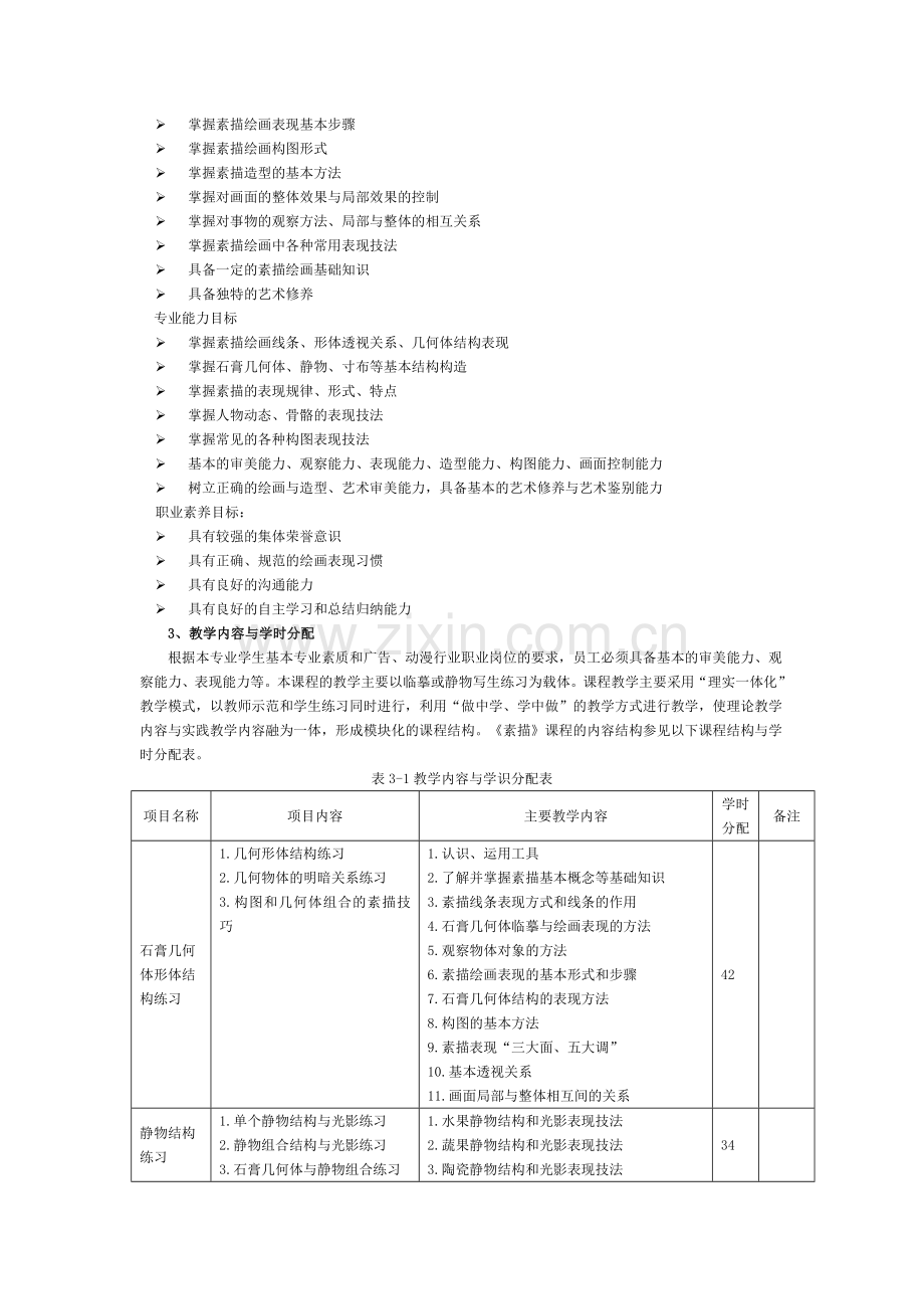 《素描》课程标准.doc_第2页