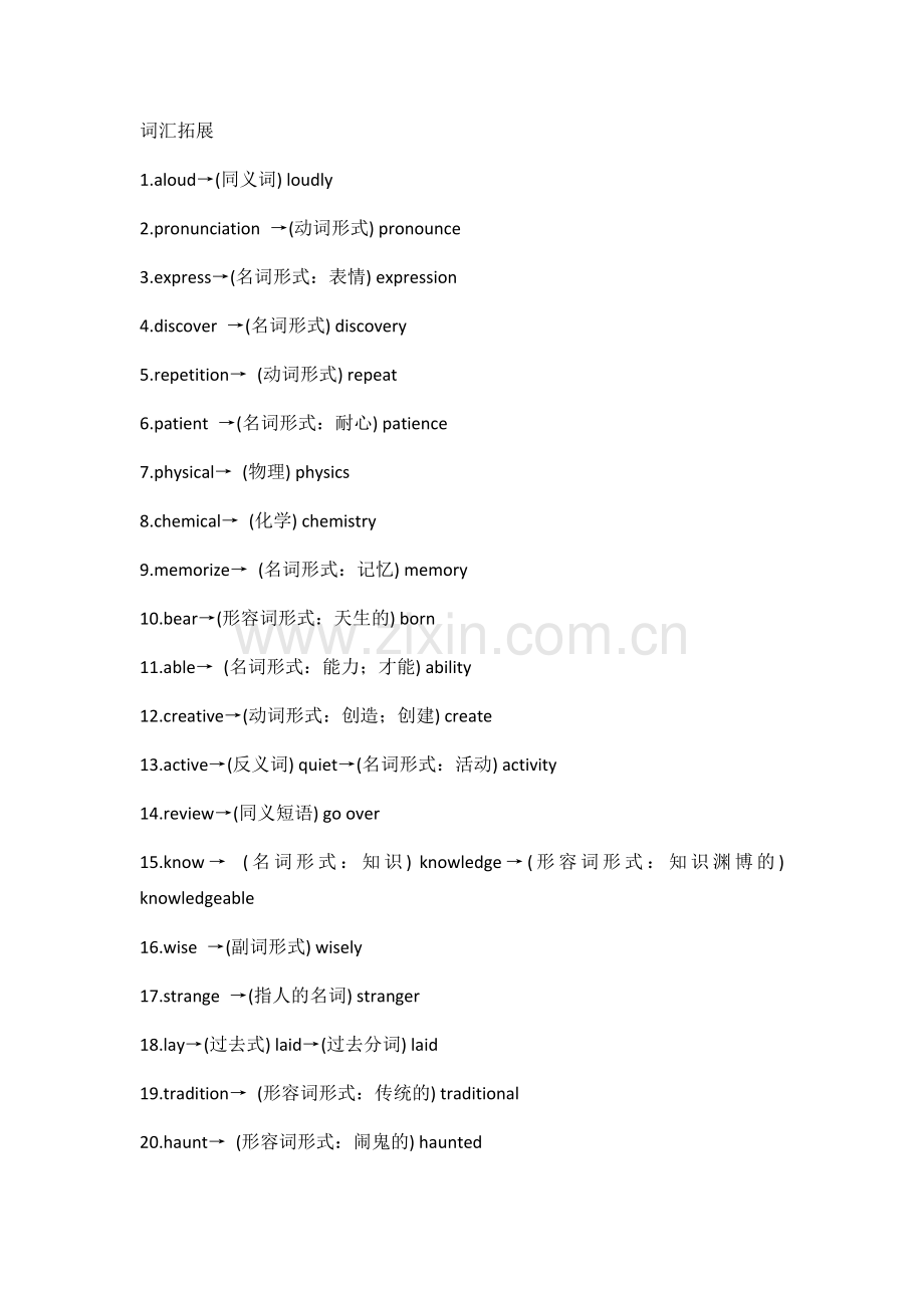 九年级英语基础知识点梳理Unit.doc_第2页