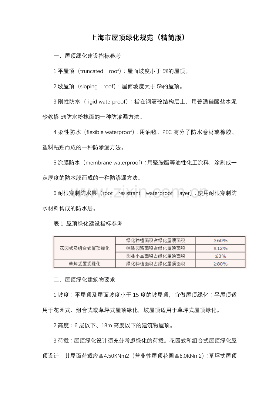 上海市屋顶绿化规范(精简版).doc_第1页