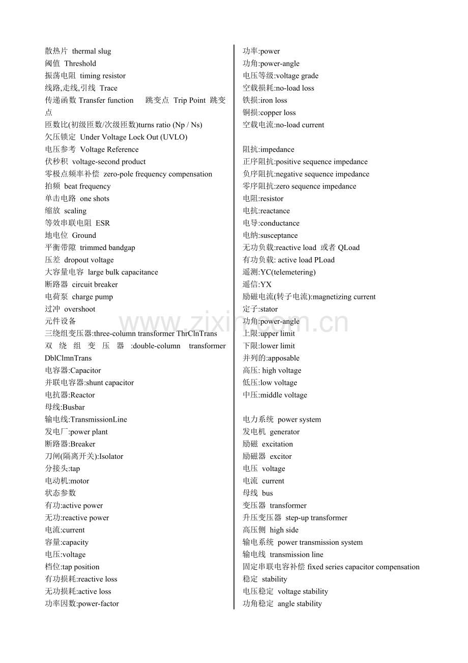 电源专业英语词汇.doc_第2页