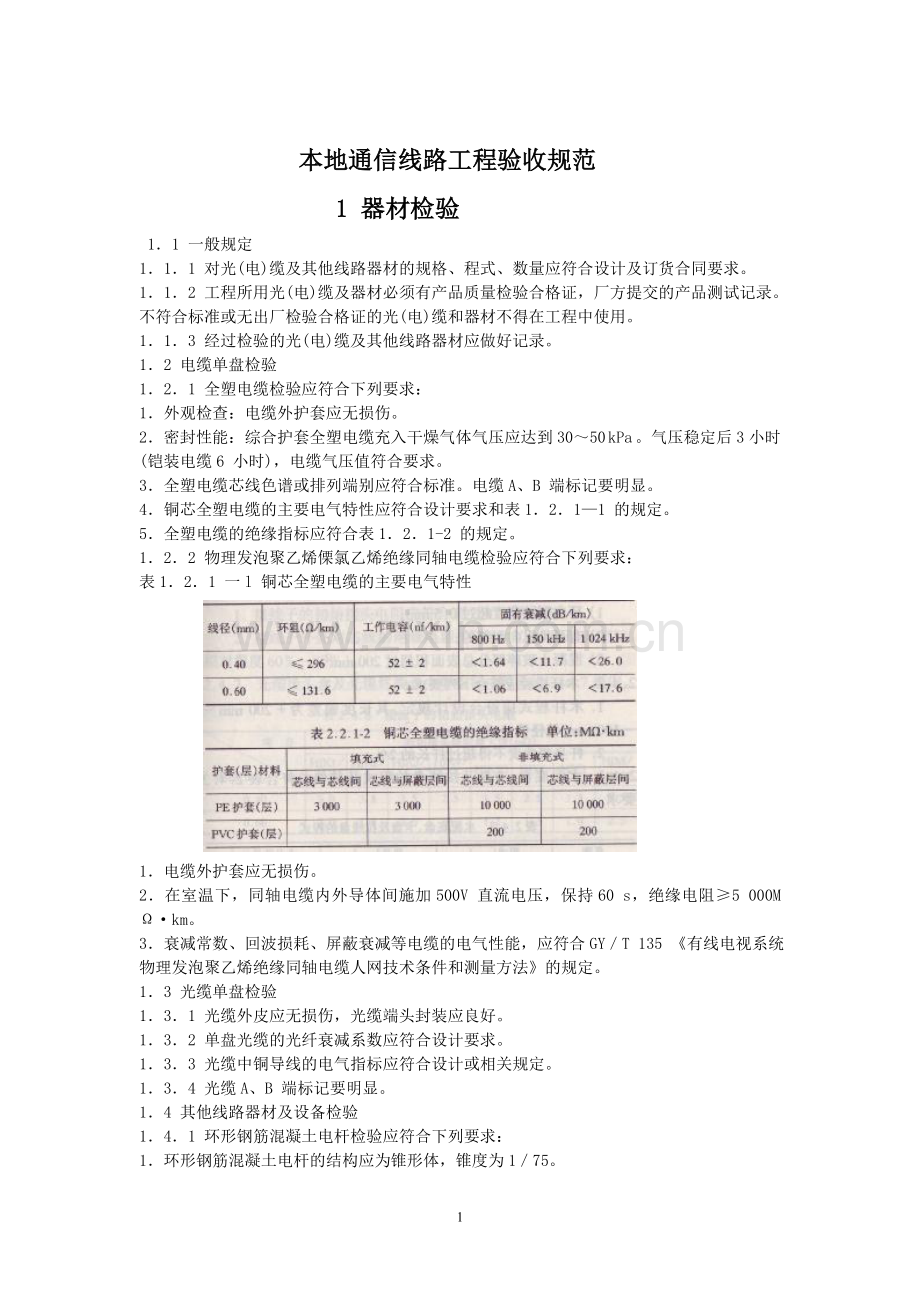 通信线路工程验收规范.doc_第1页