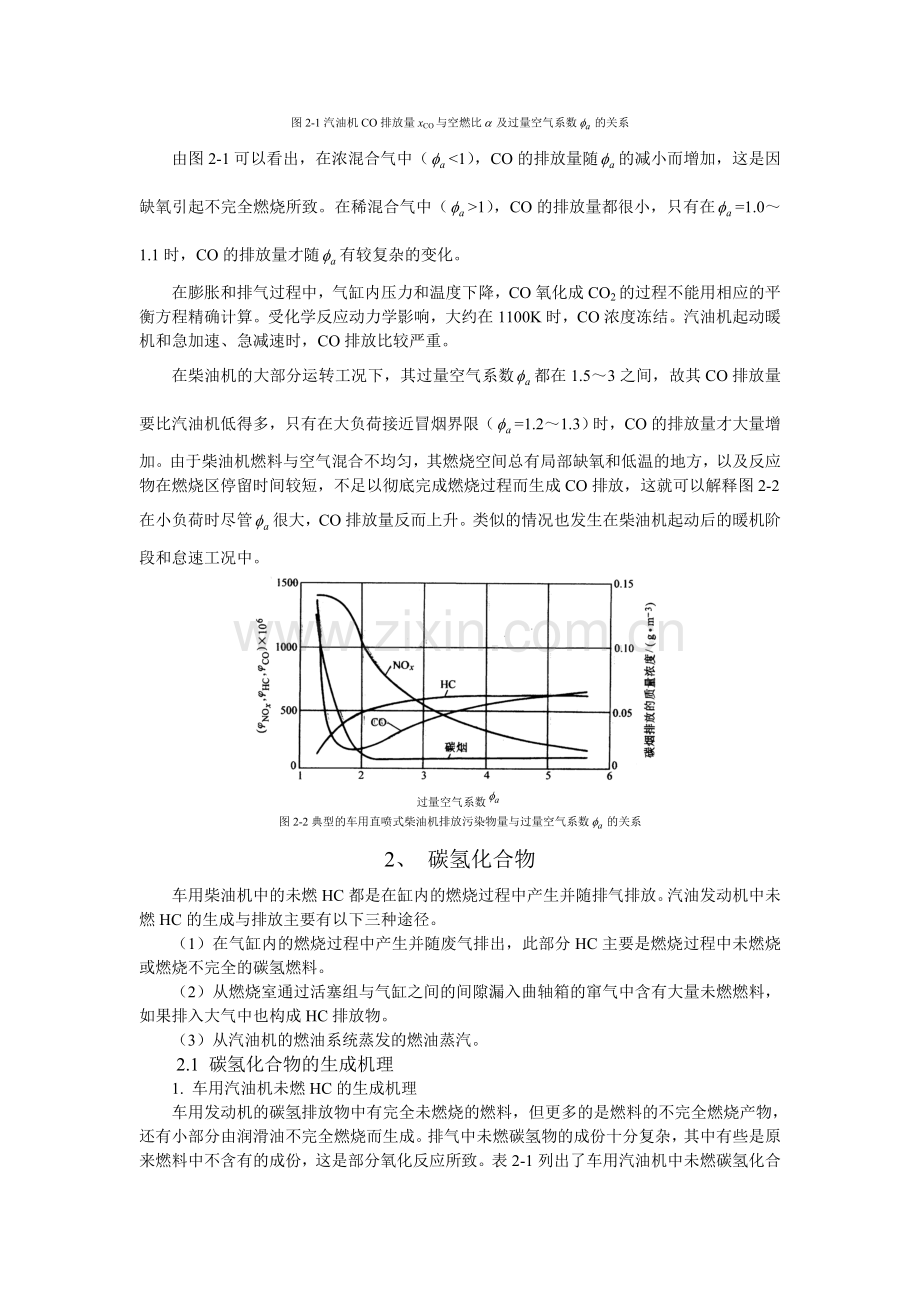 发动机排放污染物的生成机理.doc_第2页