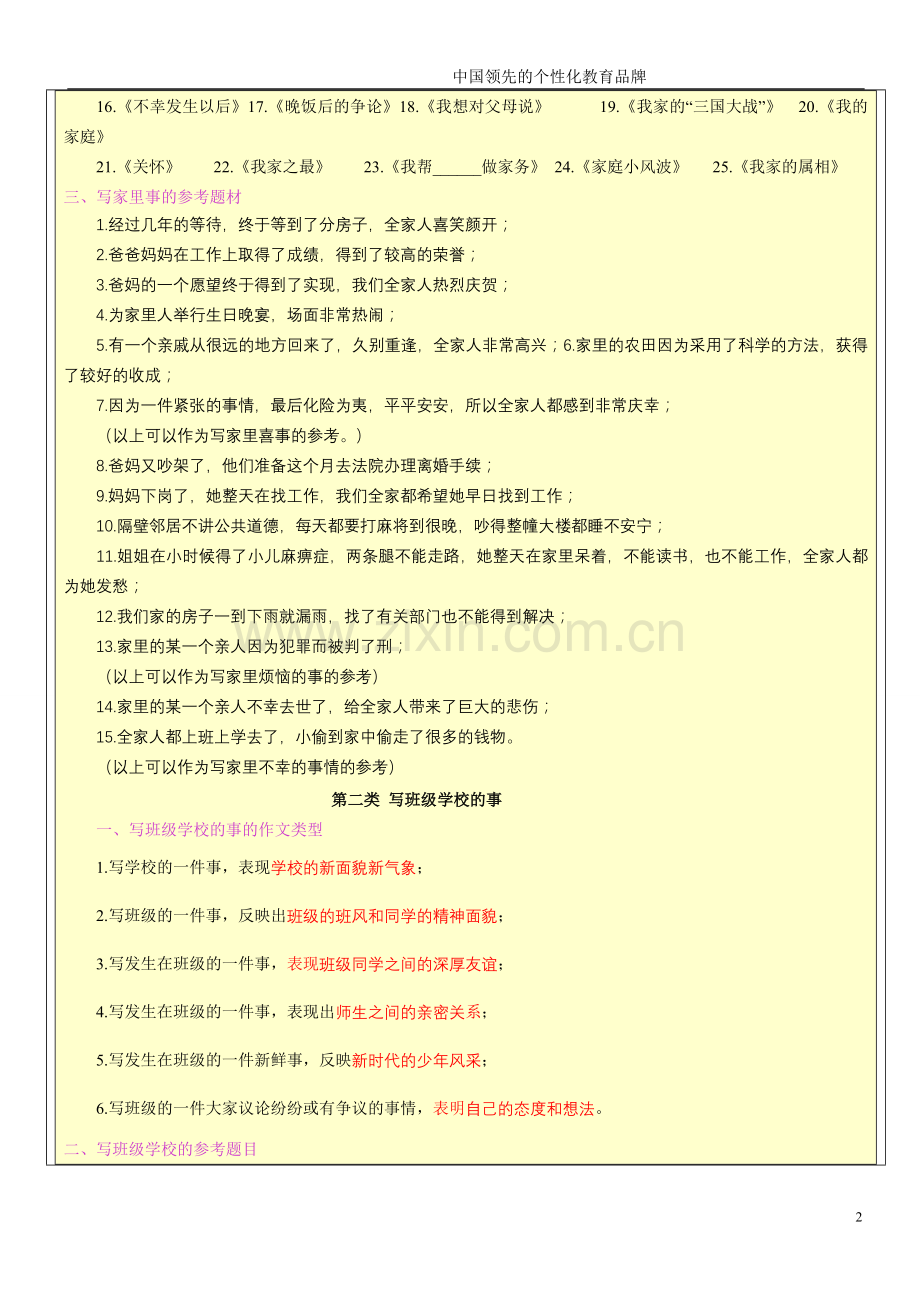 知名教育机构小升初作文全攻略之写事作文指导.doc_第2页