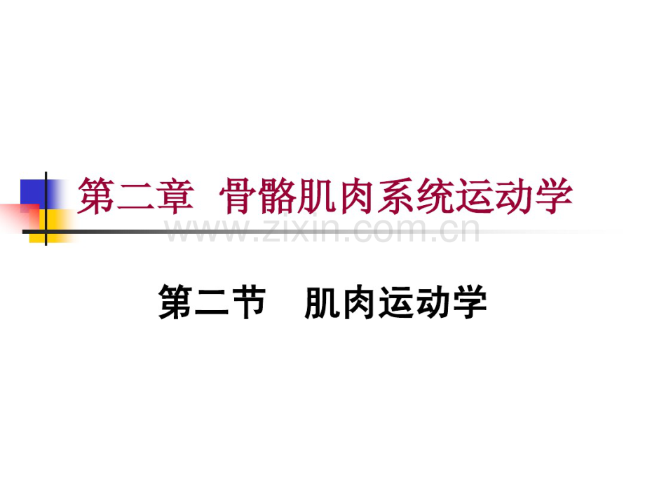 第二章第二节肌肉运动学(基础).pdf_第1页