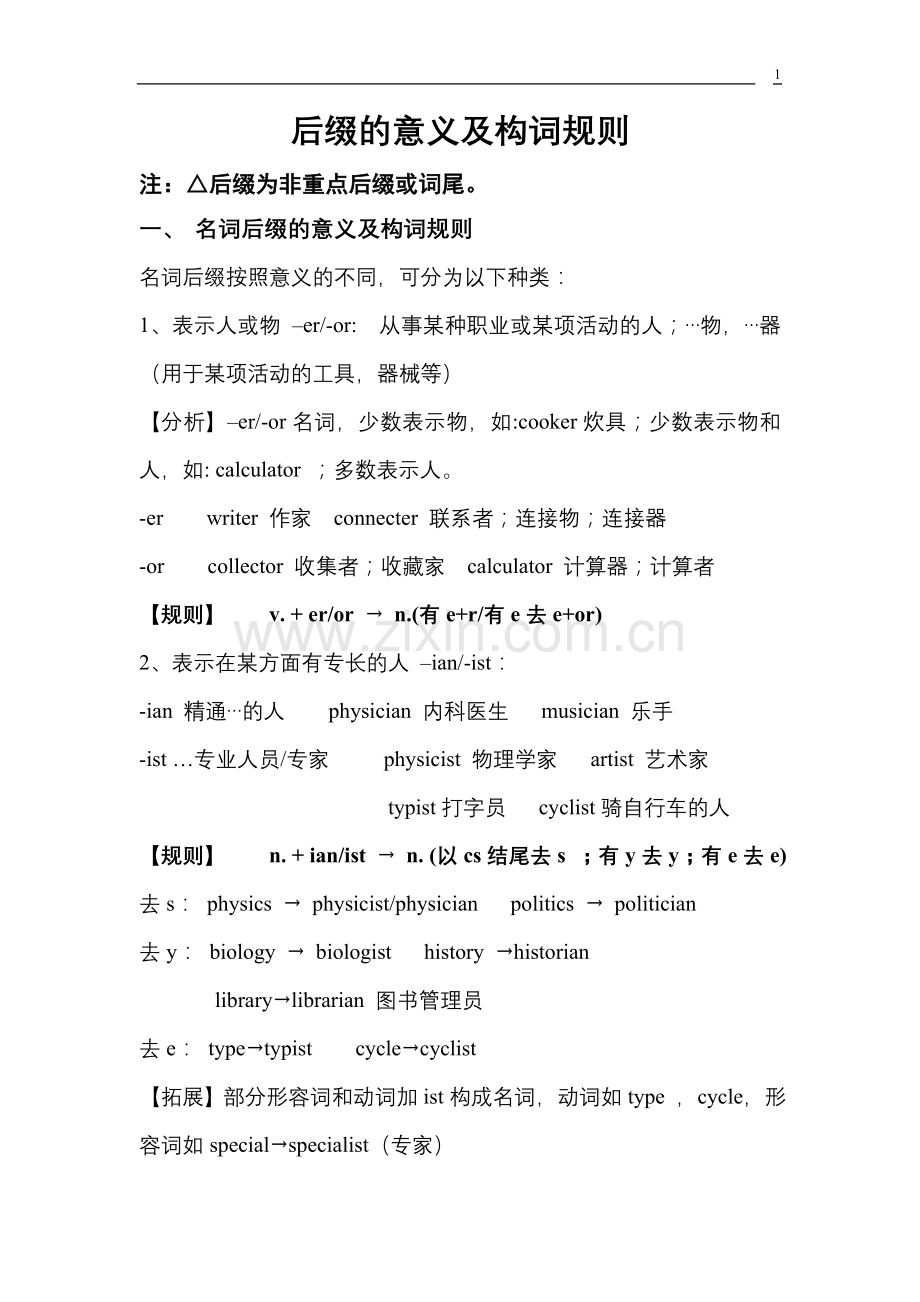 后缀意义及构词规则.doc_第1页