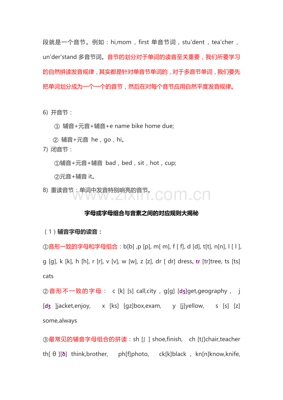 自然拼读法的基本规则(全面总结).doc_第2页