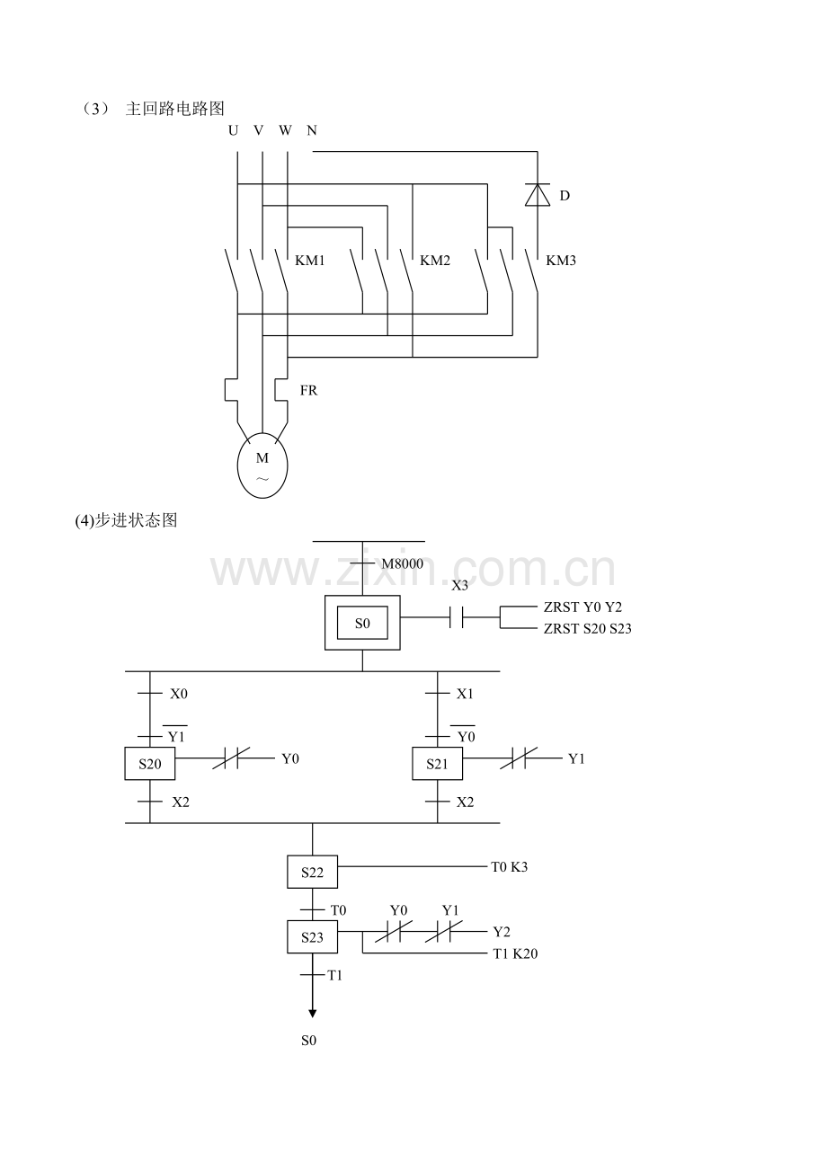 高级电工PLC实操题.doc_第2页