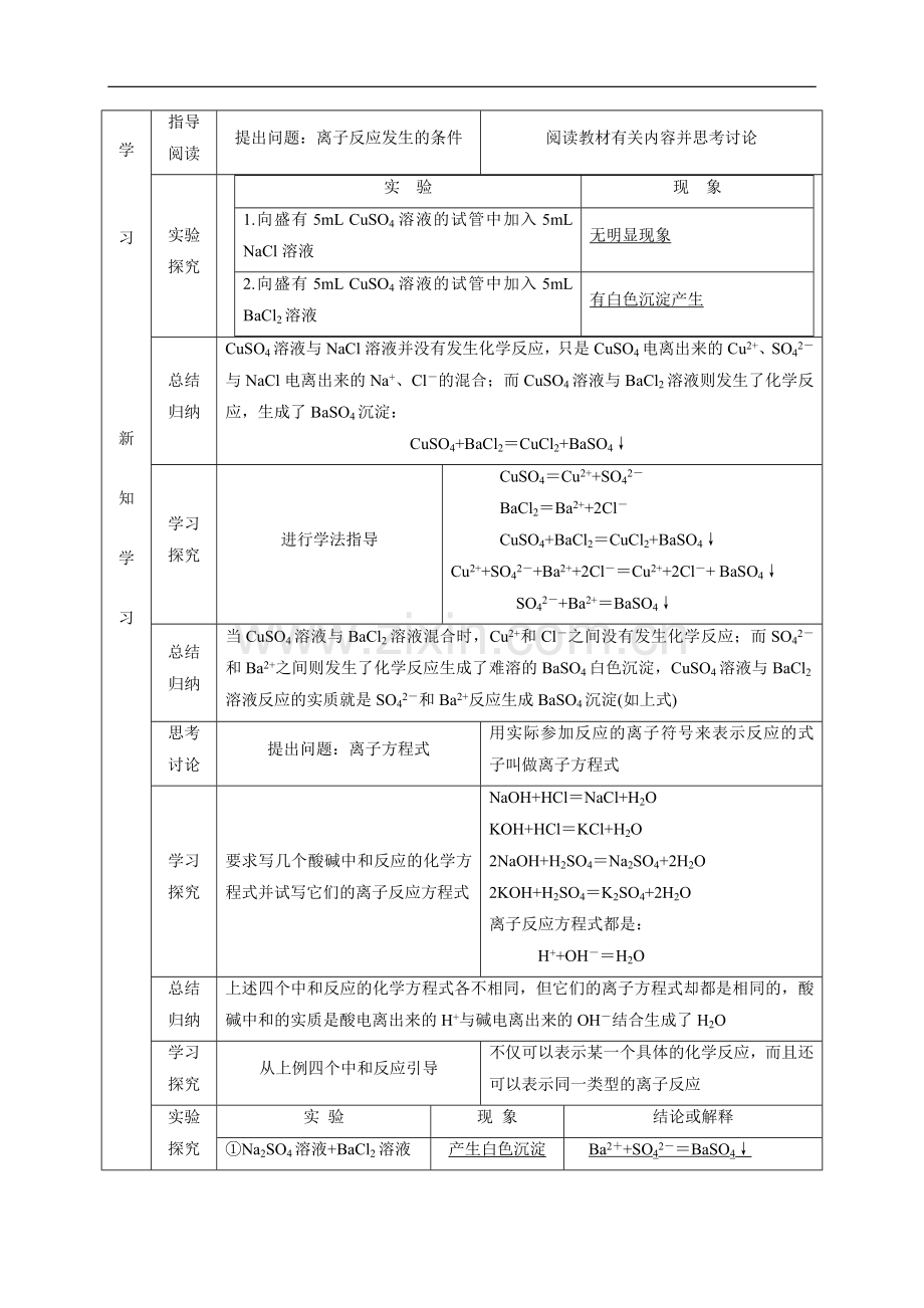 2.2离子反应第2课时(教案2).doc_第2页