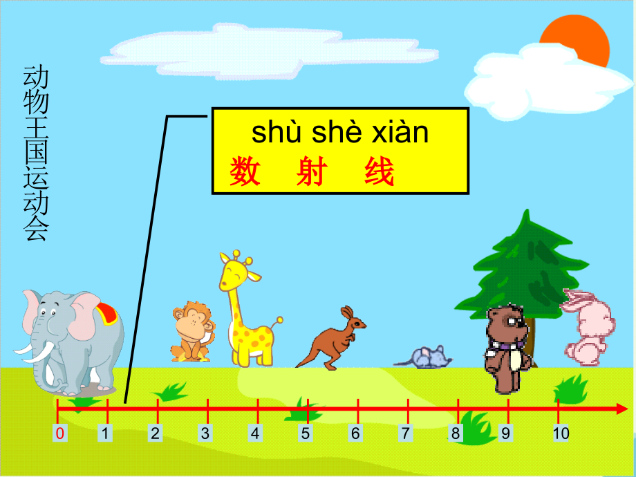 一年级数学上册数射线沪教版.ppt_第1页