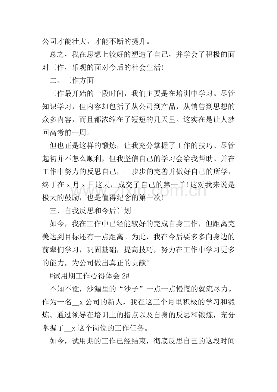 2021新人试用期工作个人心得感悟.doc_第2页