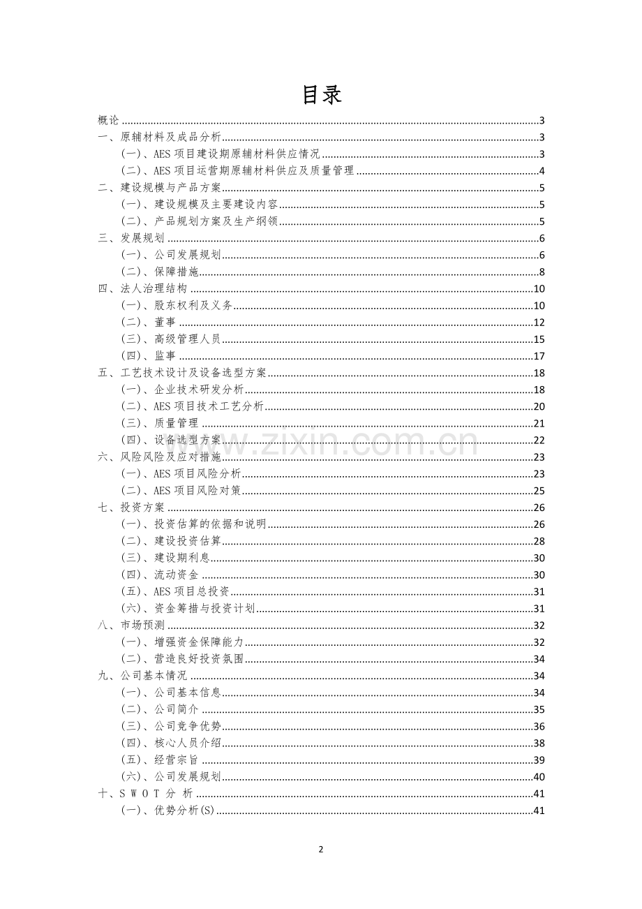 AES行业可行性研究报告.docx_第2页