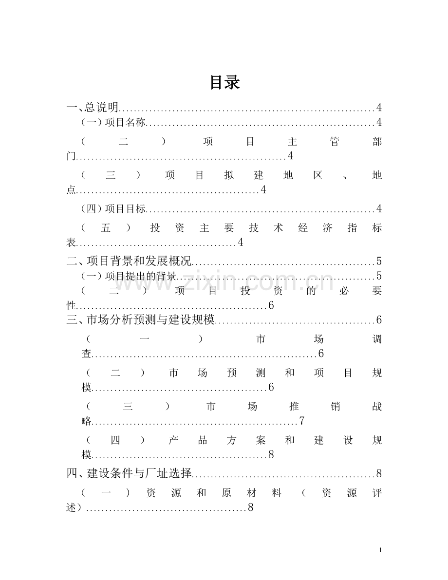 牛仔裤可行性研究报告.doc_第1页