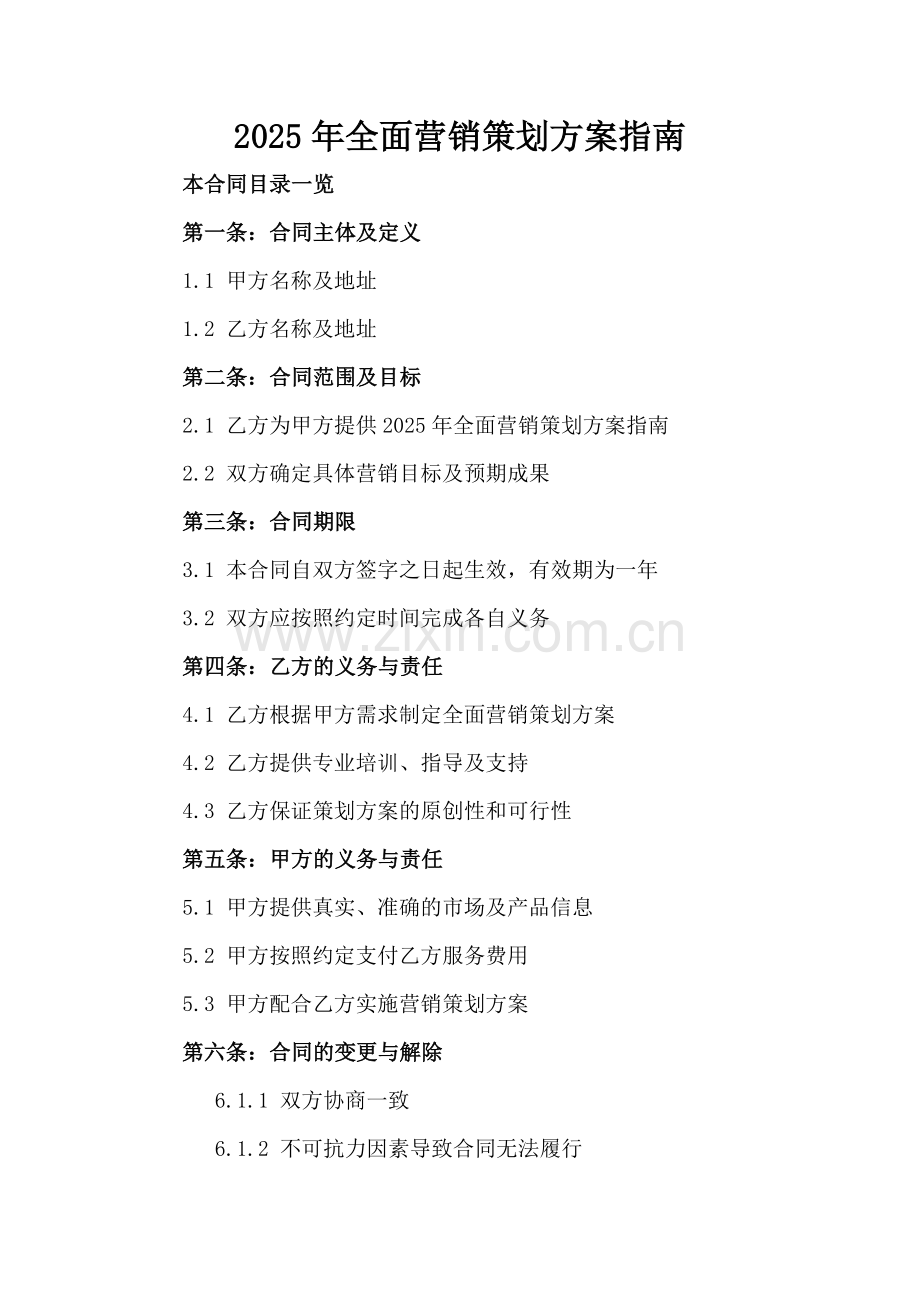 2025年全面营销策划方案指南.doc_第2页