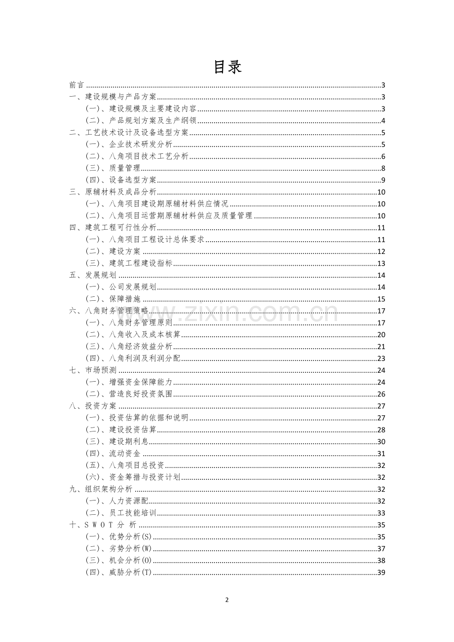 八角行业相关项目可行性研究报告.docx_第2页