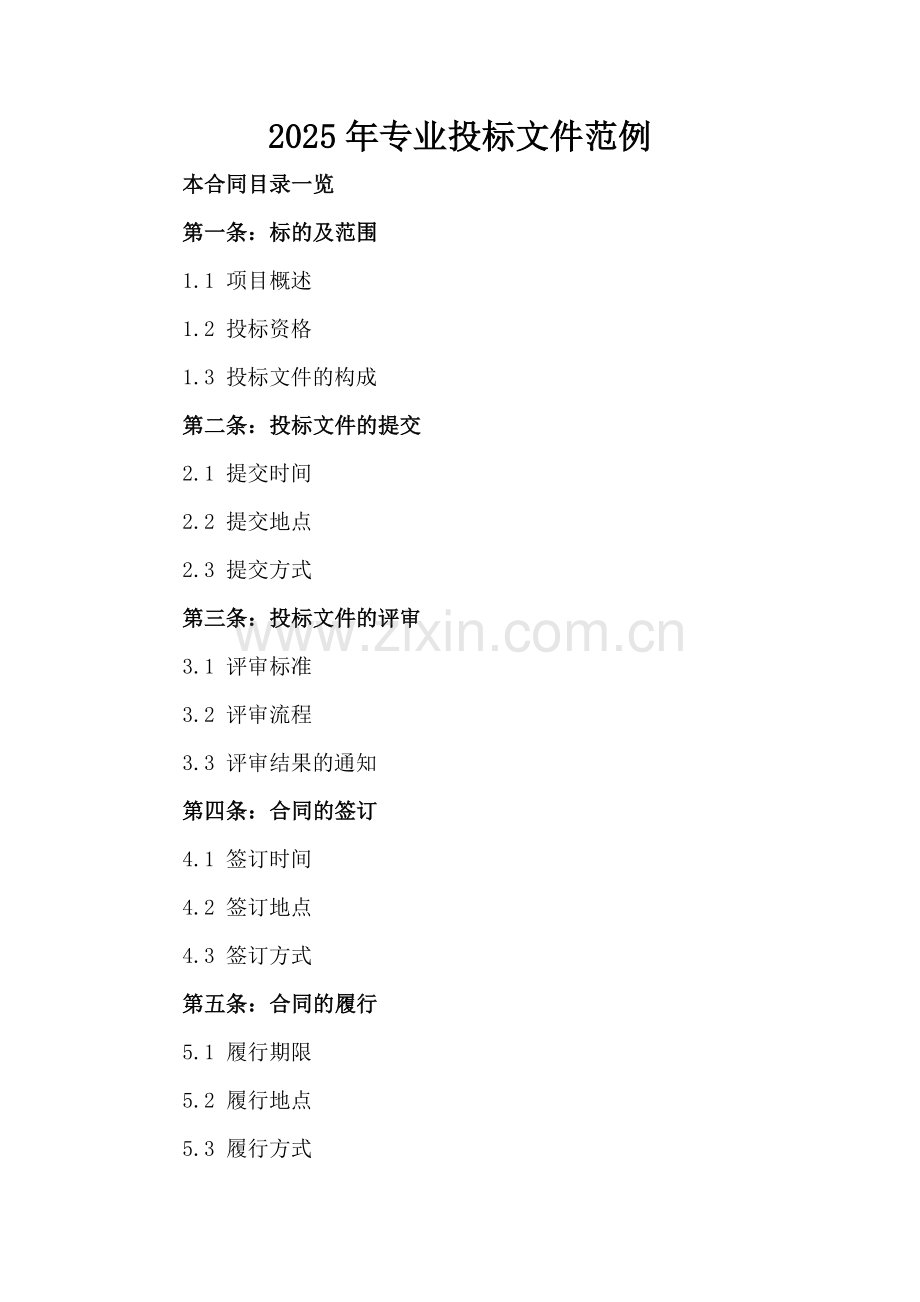 2025年专业投标文件范例.doc_第2页