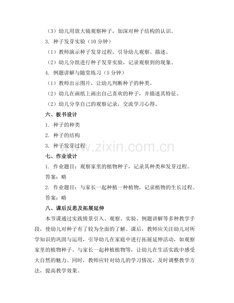 中班科学《有趣的种子》教案与反思.docx_第2页
