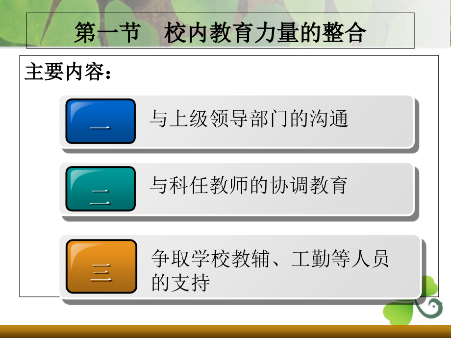 小学班级管理第七章-班级学生发展影响因素的协调.ppt_第2页