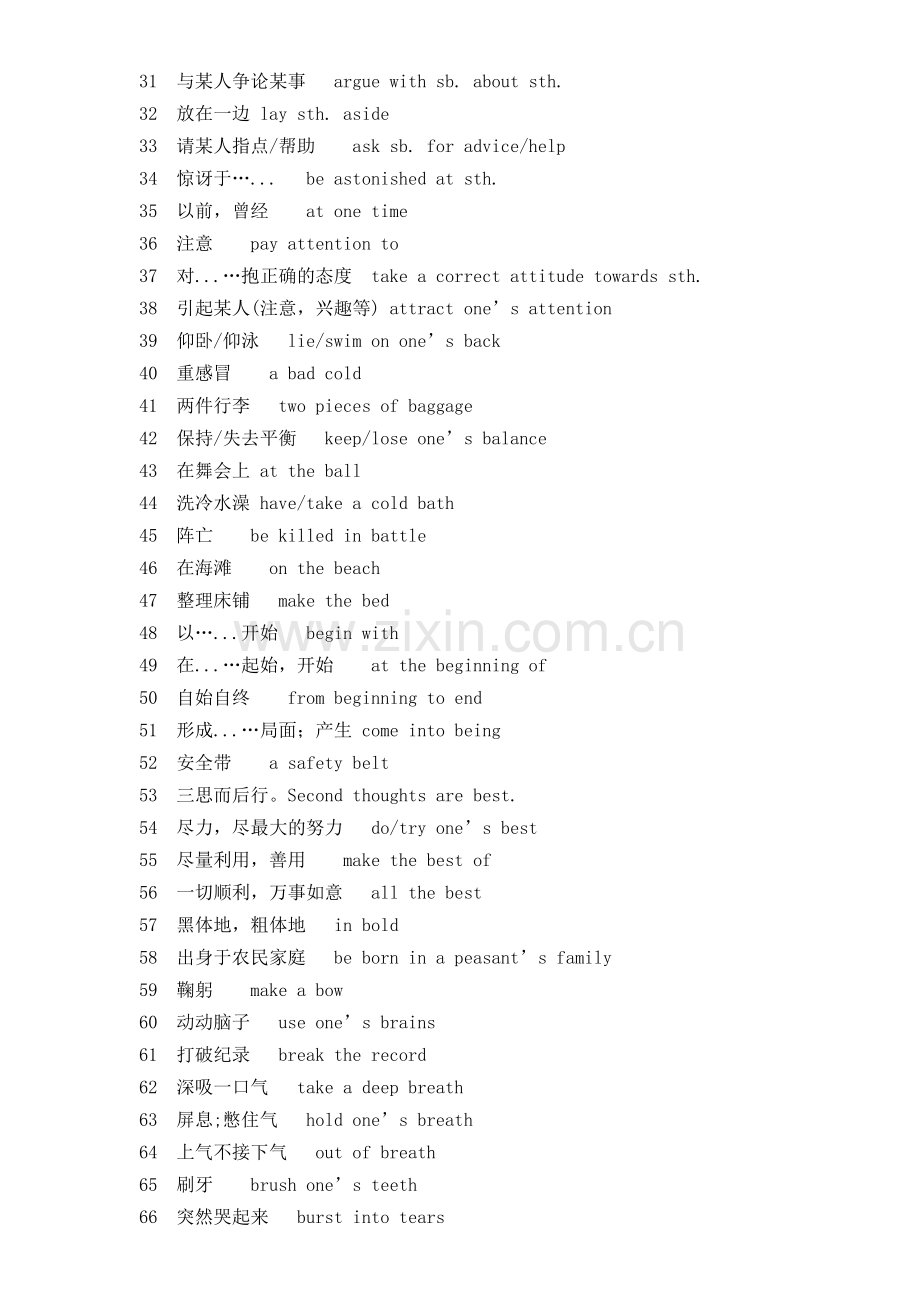 近五年高考英语高频词组500条.doc_第2页