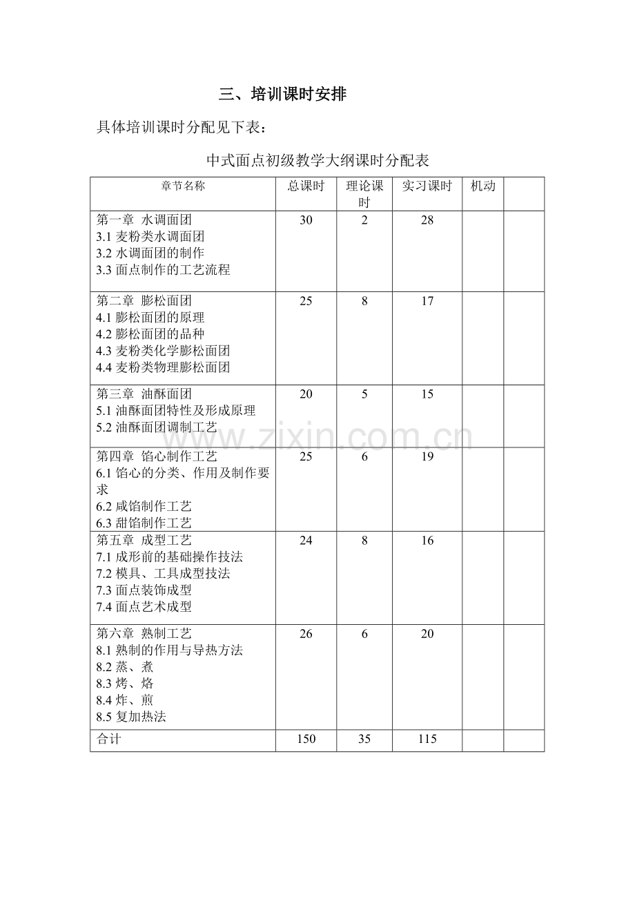 中式面点师中级教学计划与教学大纲.doc_第2页