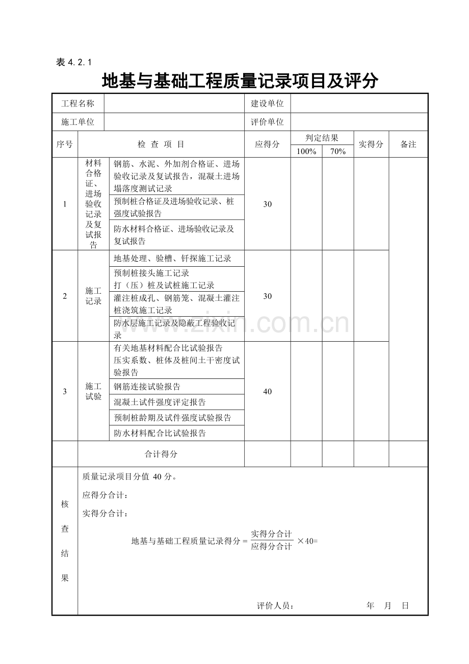 GBT50375-2016建筑工程施工质量评价标准(全套表格)2017.4.1执行.pdf_第2页