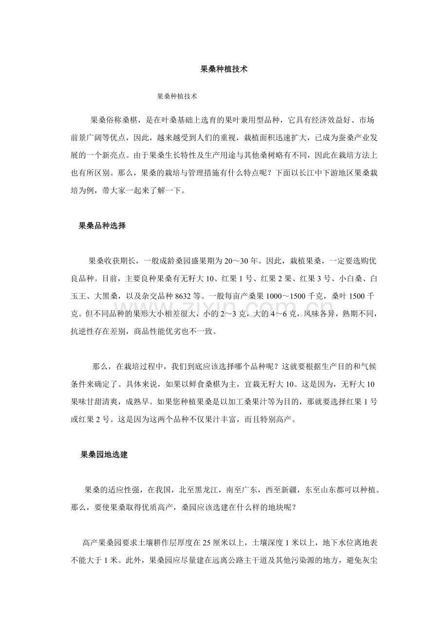 果桑种植技术.doc_第1页