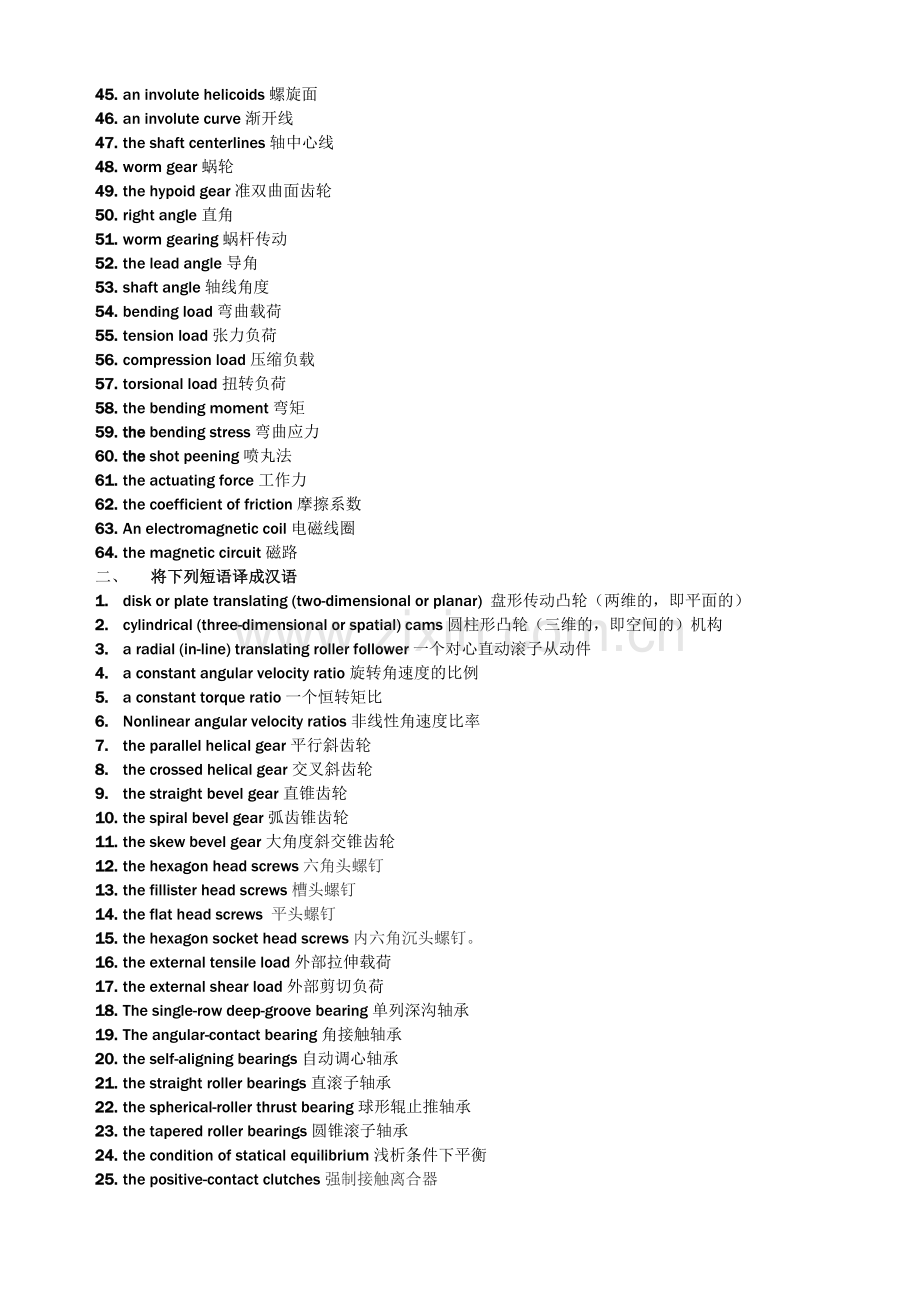 《机械工程专业英语》测试题(18-22)含答案.doc_第2页