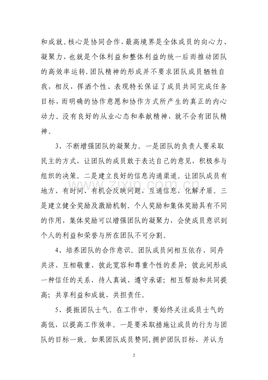 青年大学生先锋团队工作规划.doc_第2页