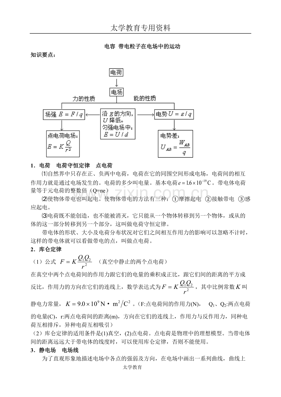 高二物理选修3-1知识点总结.pdf_第2页