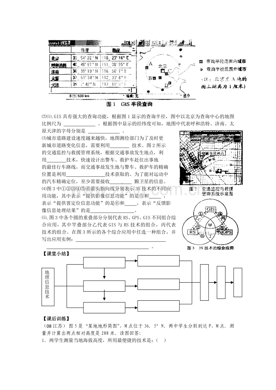 地理信息技术在区域地理环境研究中的应用(学案).doc_第2页