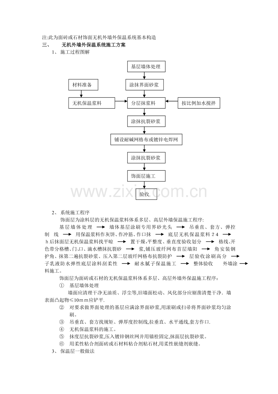 无机玻化微珠外墙外保温系统施工方案(涂料).doc_第2页