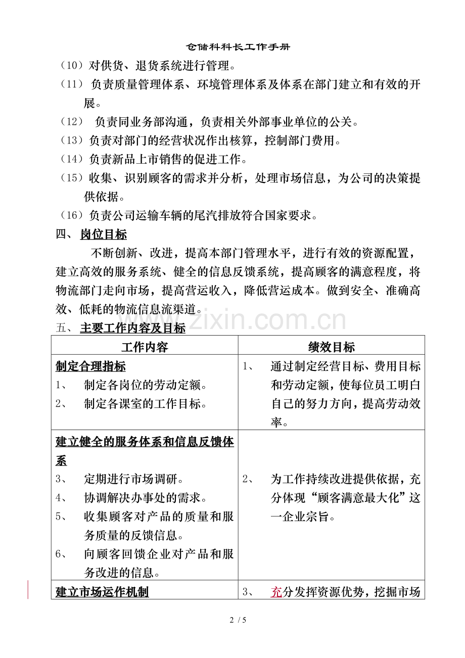 仓储科科长工作手册.doc_第2页