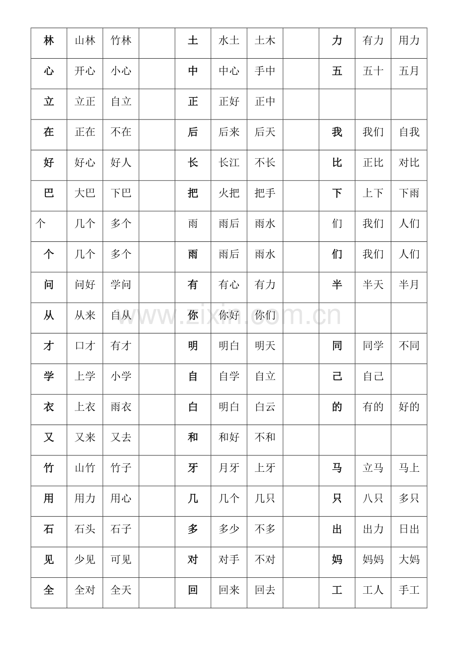 人教版文档-词语.docx_第2页