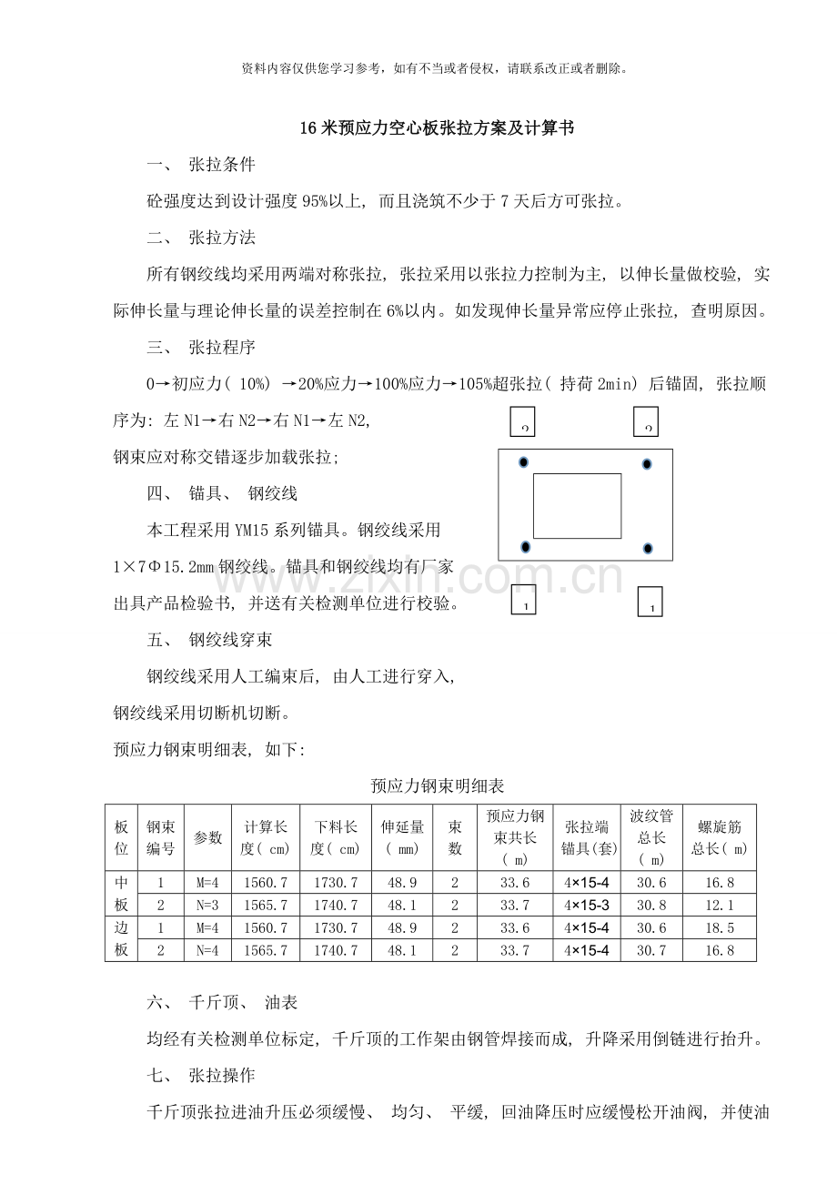 桥梁预应力技术方案样本.doc_第1页