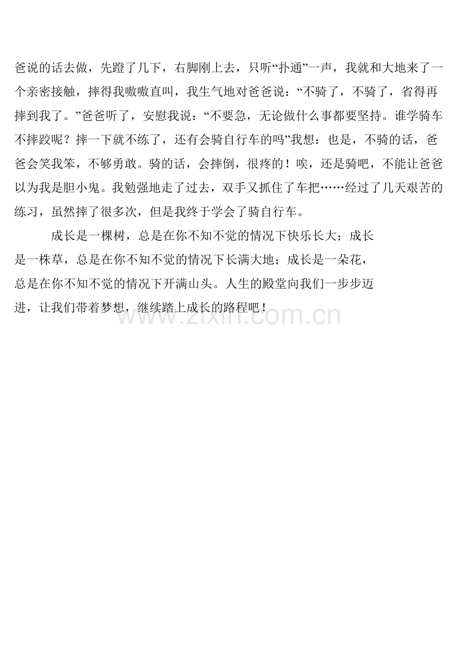 作文：成长路上.doc_第2页