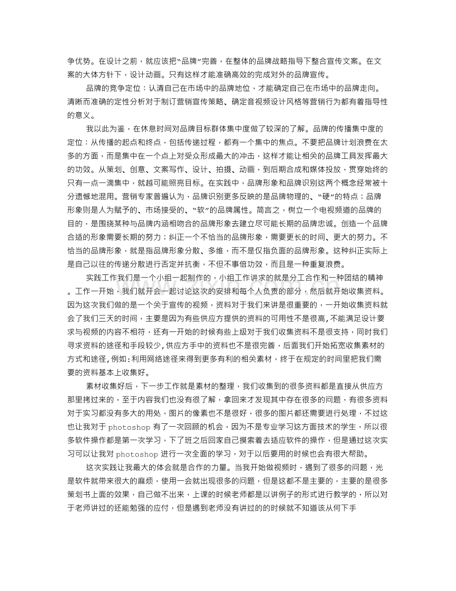 影视后期实践报告.doc_第2页