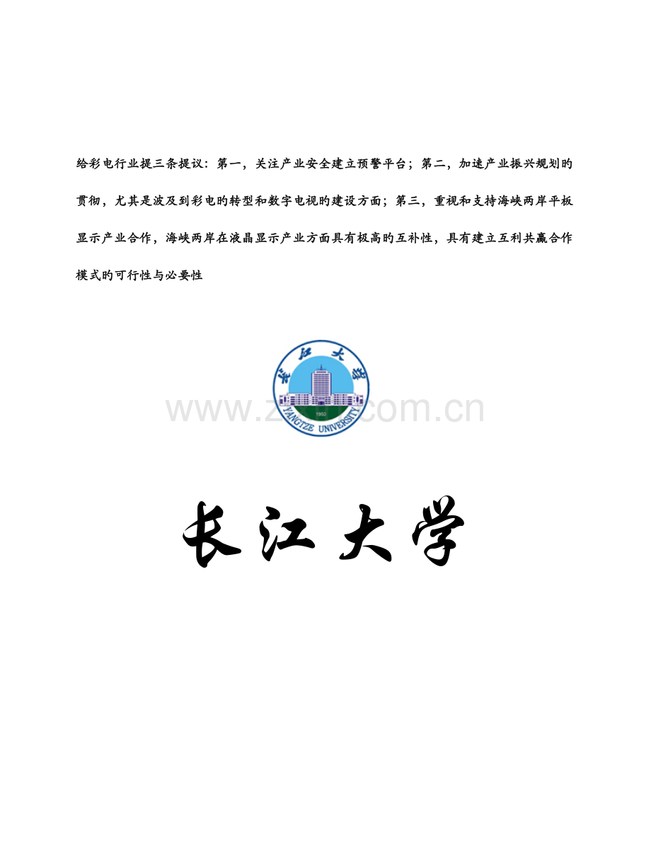 电视机营销调研报告.doc_第1页