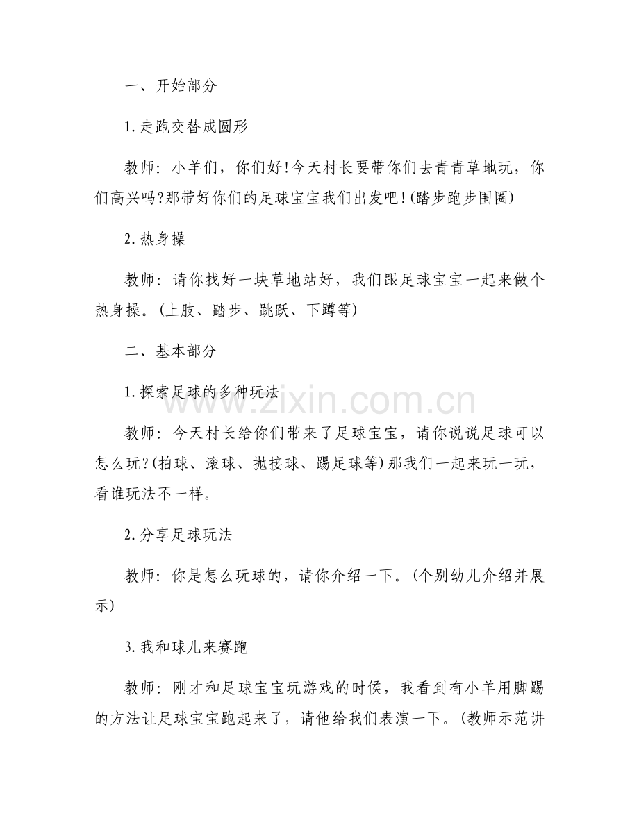 幼儿园足球教案反思范文三篇.docx_第2页