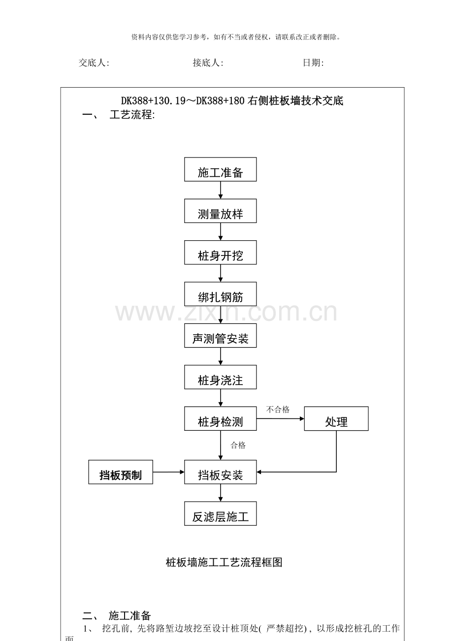 桩板墙技术交底样本.doc_第2页