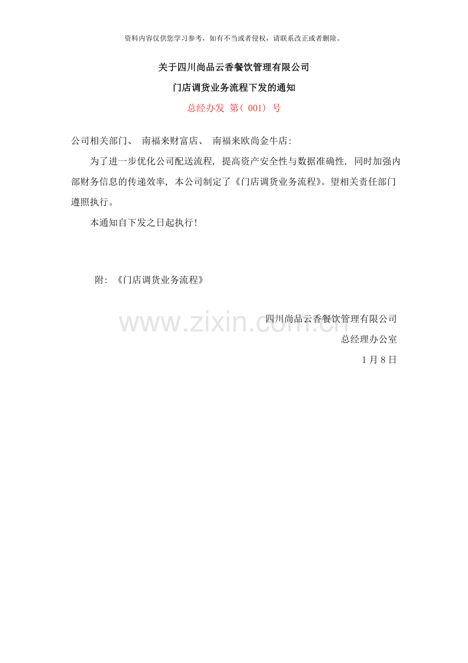 门店调货流程样本.doc_第1页