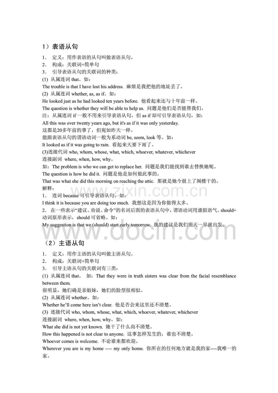 高中英语语法总结(高考复习必备).doc_第1页