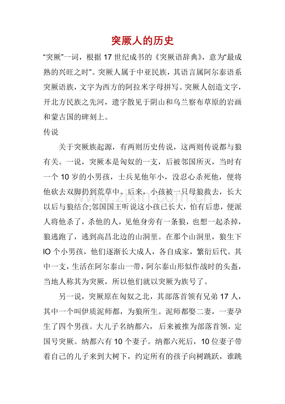 突厥人的历史.doc_第1页