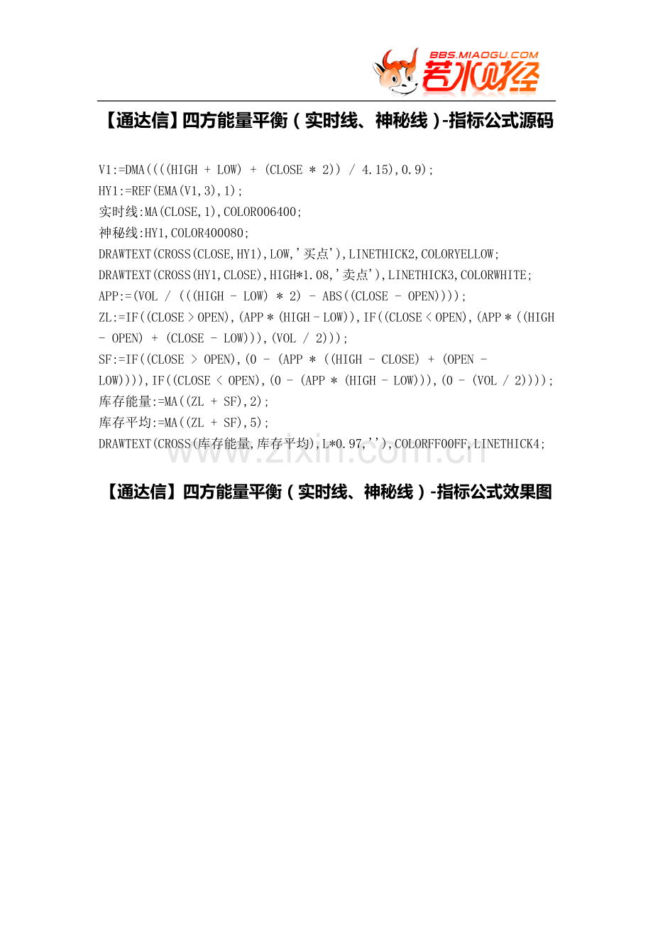 【股票指标公式下载】-【通达信】四方能量平衡(实时线、神秘线).doc_第1页