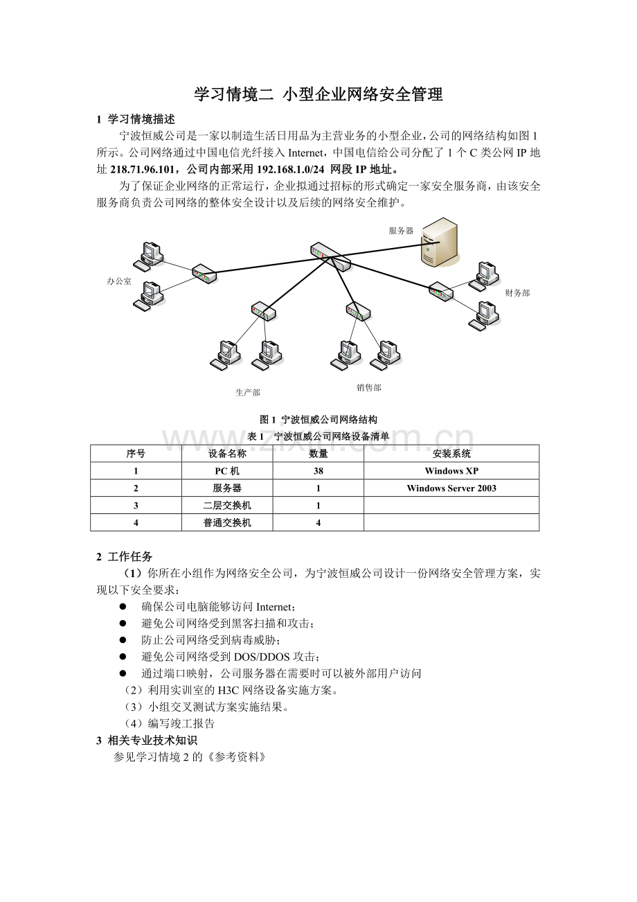 公司网络安全管理项目.doc_第1页