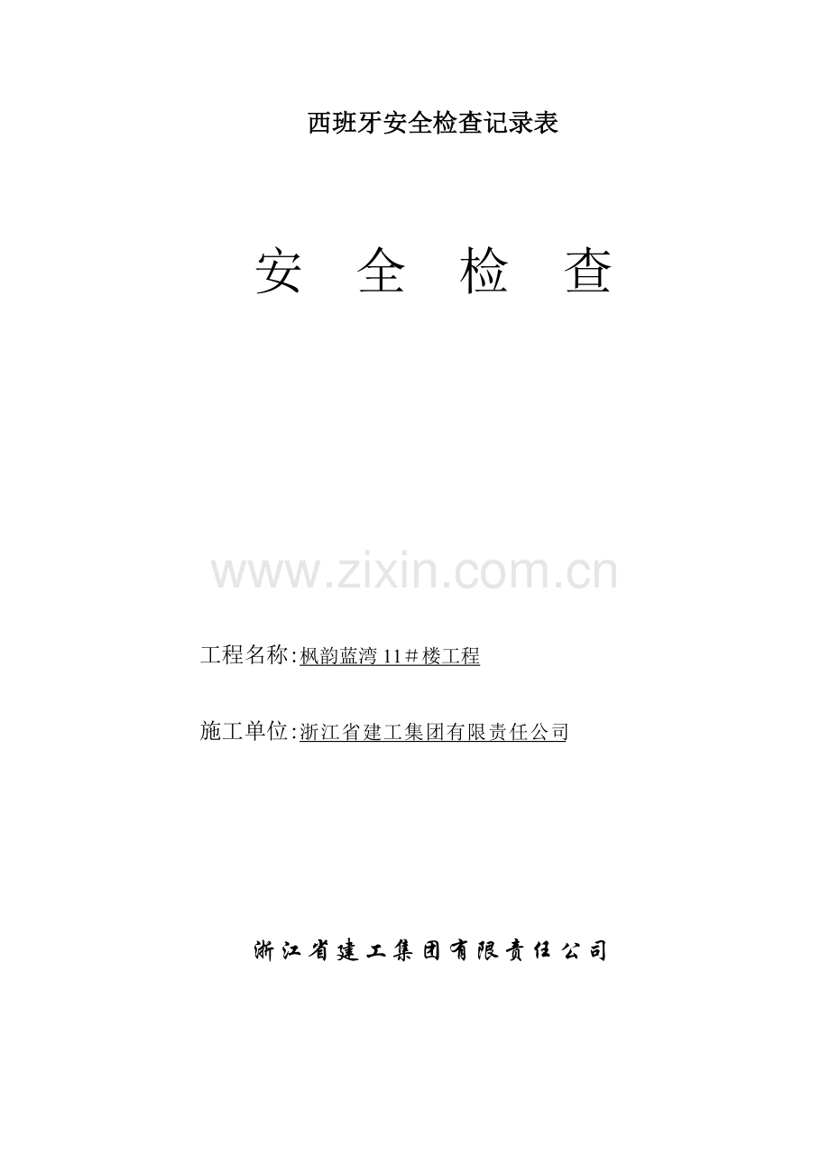 西班牙安全检查记录表.doc_第1页