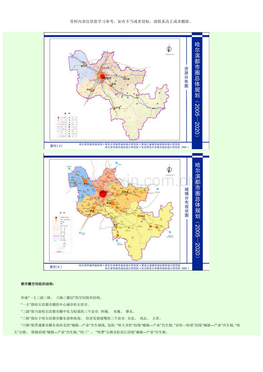 哈尔滨都市圈总体规划样本.doc_第2页