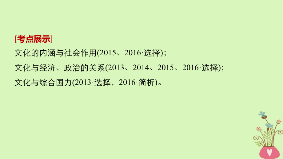 江苏专版高考政治一轮复习第九单元文化与生活第21课文化与社会讲义新人教版必修.ppt_第2页