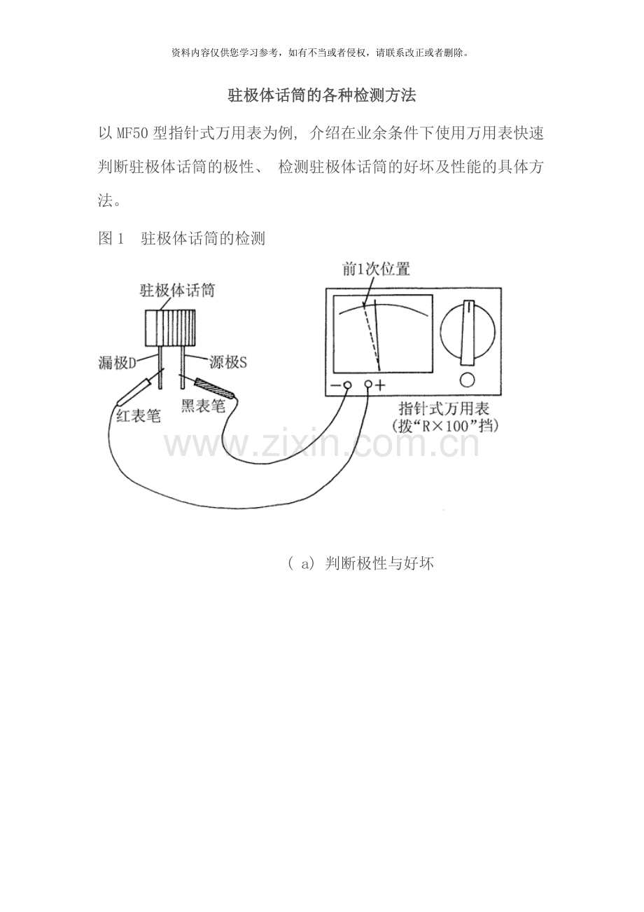 元器件的各种检测方法样本.doc_第1页