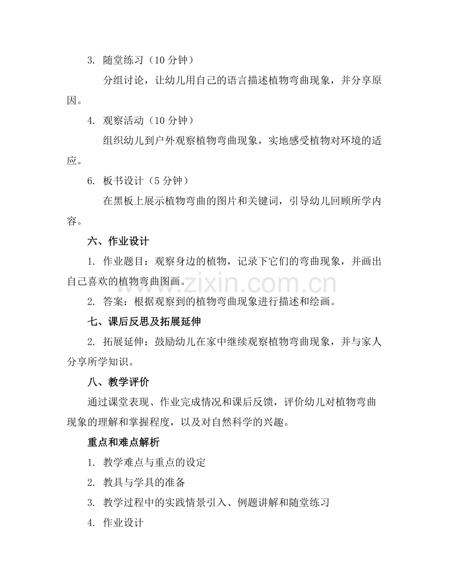 2025年大班教案《植物的弯曲》范例.doc_第2页